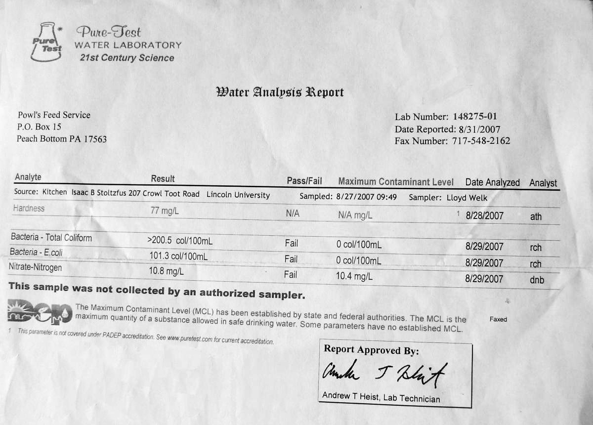 Research Bacteria Lab Test Water Lab Test Alive Water
