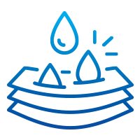 Alive Water absorption icons