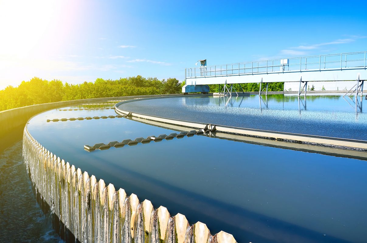waste water treatment plant